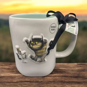 Rae Dunn Where the Wild Things Are WILD THING Double Sided Mug NEW
